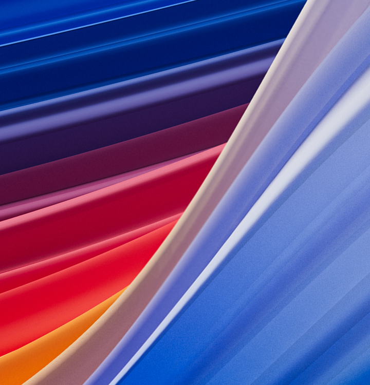 Colour mesh background that represents different areas of the business.
